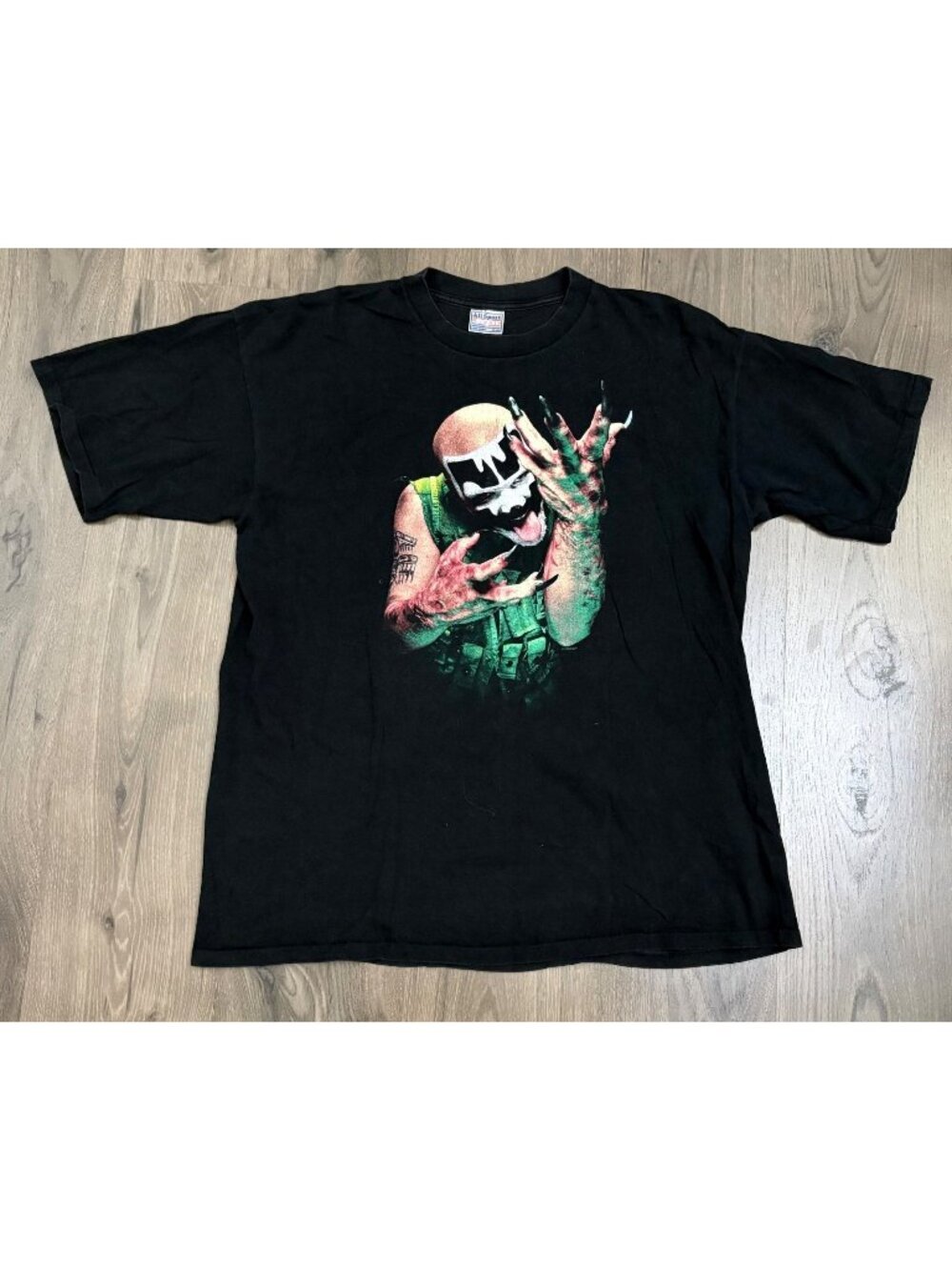 Vintage ICP Shaggy 2 Dope 1990s Insane Clown Posse Hip Hop Rap Grunge XL